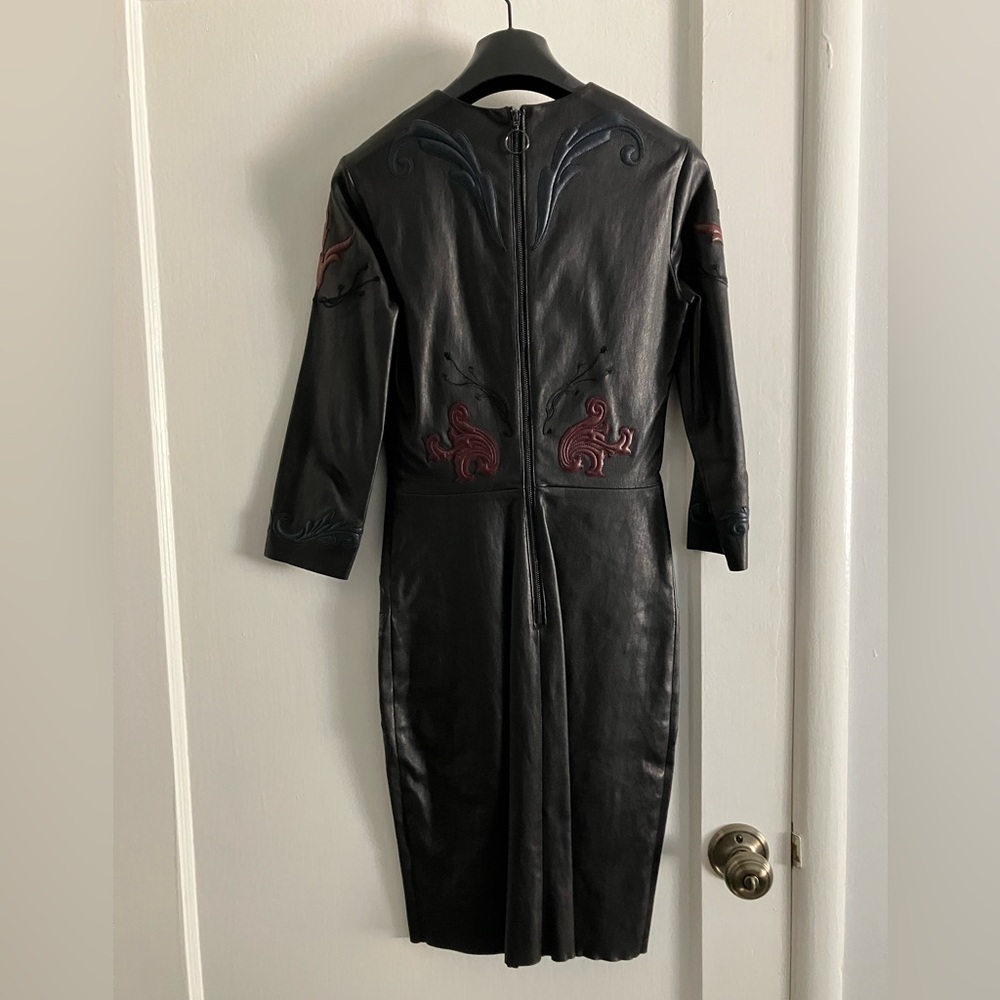 RARE Jitrois Leather Dress - Picture 2 of 5